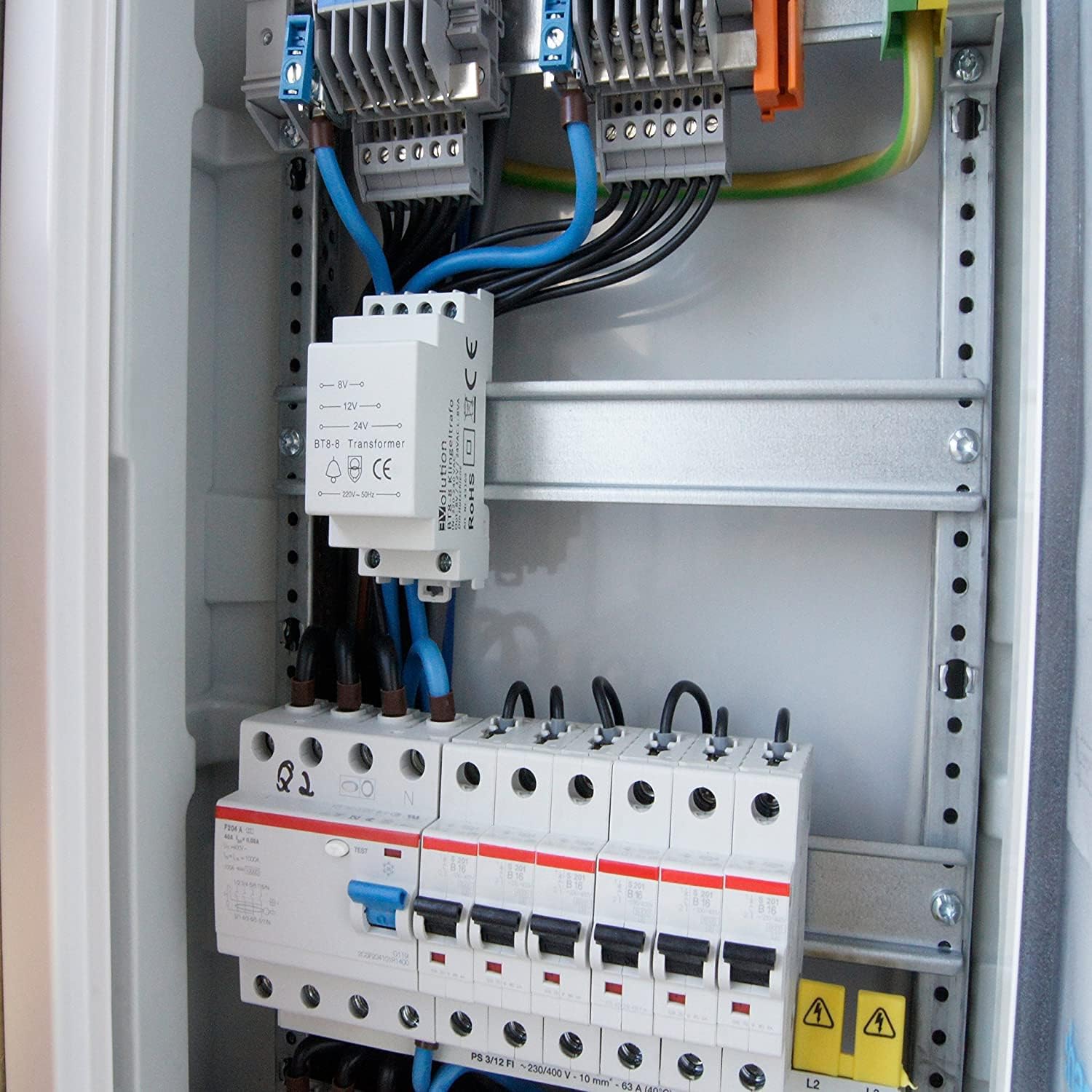 ترانس کاهنده 8-12-24 ولت مدل (Evolution BT8-8 Bell Transformator)