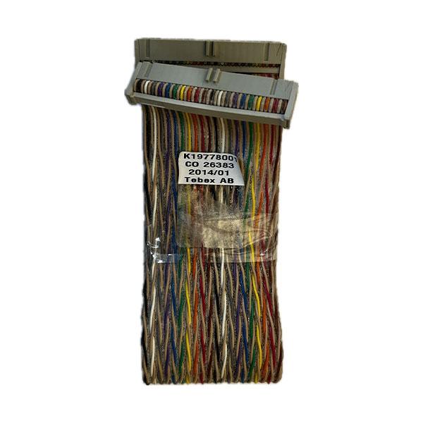 کابل فلت رنگی تویست و کانکتور آی دی سی IDC 2x40 (2.54 میلی متر) طول 50 سانتیمتر (آلمانی)