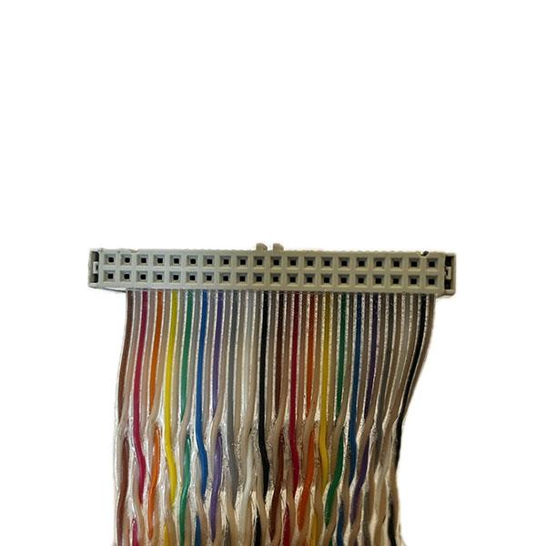 کابل فلت رنگی تویست و کانکتور آی دی سی IDC 2x40 (2.54 میلی متر) طول 50 سانتیمتر (آلمانی)