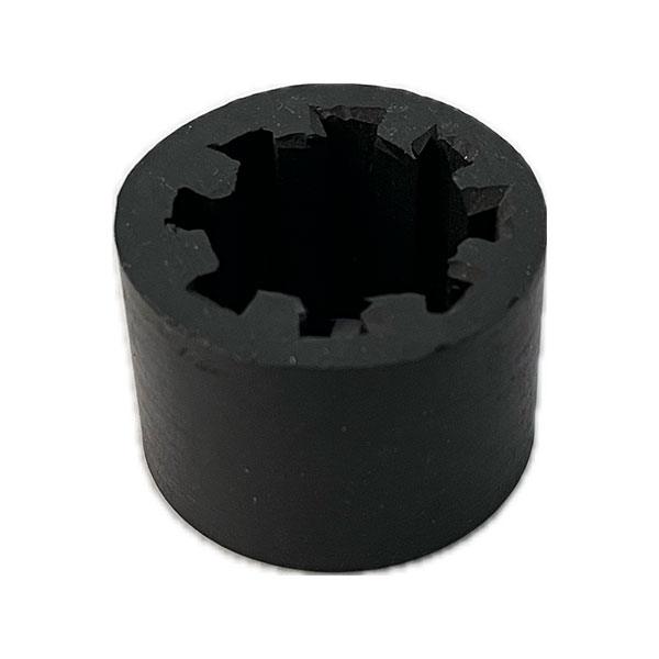 کوپلینک لاستیکی واسطه 8 شیار قطر شفت 24 طول 22 میلیمتر