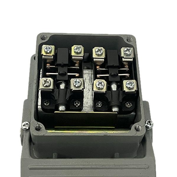 پدال صنعتی برقی حفاظ دار SFMS-2 (لیمیت سوئیچ دو تایی) نمای داخل پدال