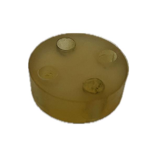 قطعه سیلیکونی گرد 10*30 میلیمتر 4 سوراخه (6)