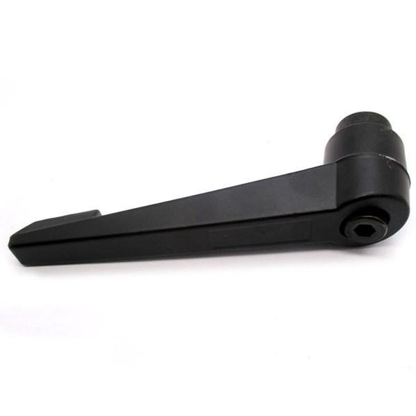 دستگیره اهرمی فنر دار آلومینومی M6 (adjustable HANDLE)
