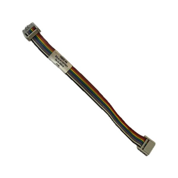 کابل فلت رنگی دو سر کانکتور آی دی سی IDC 2x5 (2.54 میلی متر) طول 17 سانتیمتر (آلمانی)